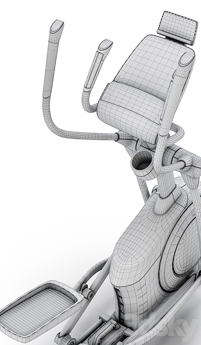 Elliptical trainer ProForm Endurance 520 E. Ellipse 3DS Max Model - thumbnail 7