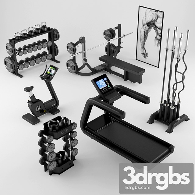 Equipment Gym 2 3dsmax Download - thumbnail 1