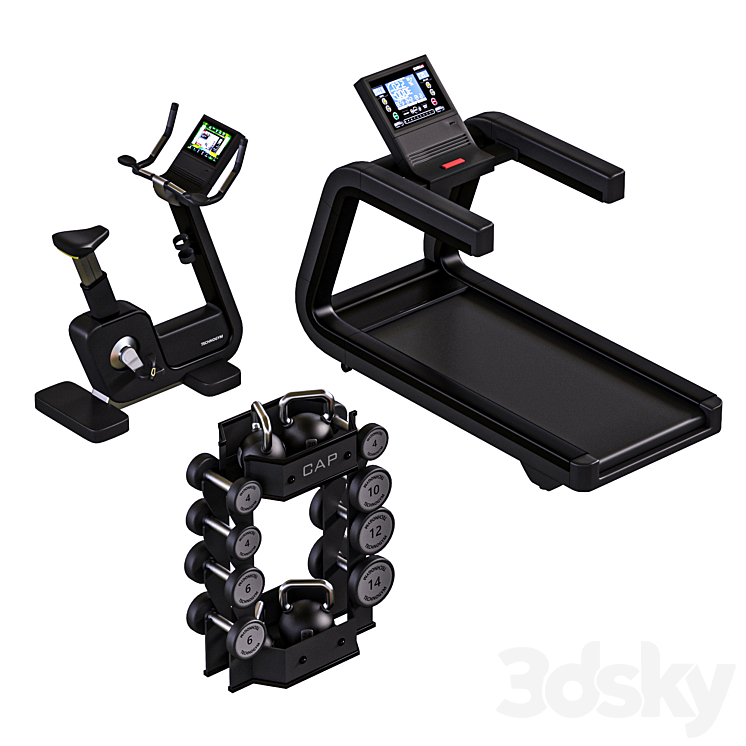 Equipment Gym2 Part1 3DS Max - thumbnail 1