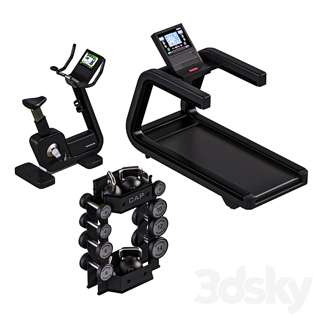 Equipment Gym2 Part1 3DSMax File - thumbnail 1