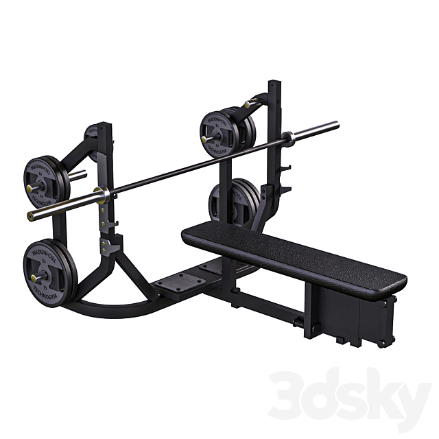 Equipment Gym2 Part2 3DS Max Model - thumbnail 3