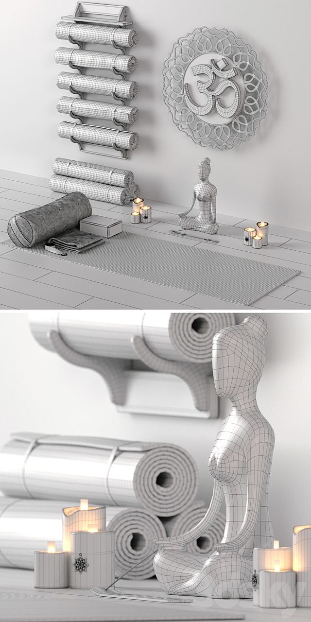 Excellent yoga set. Sport set 3DSMax File - thumbnail 5