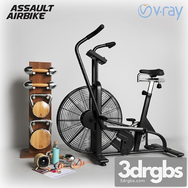 Exercise bike 3dsmax Download - thumbnail 1