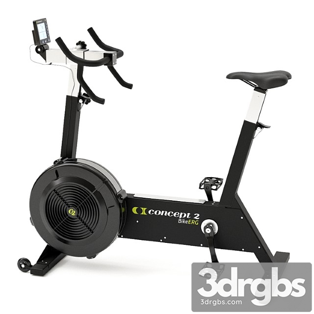 Exercise bike BikeErg Concept 2 3dsmax Download - thumbnail 1