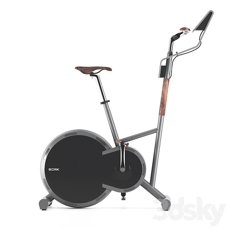 Exercise bike BORK D672 3DS Max - thumbnail 2