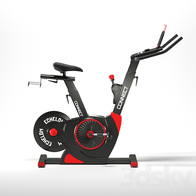 exercise bike echelon ex3 connect 3DS Max Model - thumbnail 2