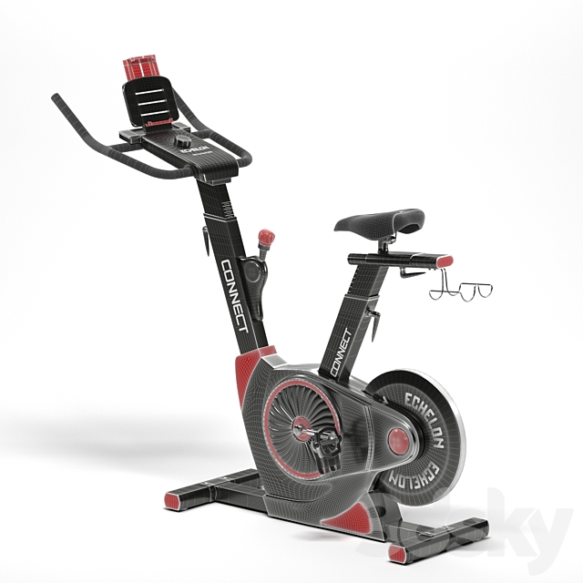 exercise bike echelon ex3 connect 3DS Max Model - thumbnail 7