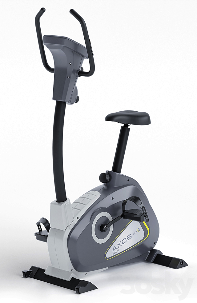 Exercise Bike Kettler Axos Cycle M. Training apparatus 3ds Max - thumbnail 2