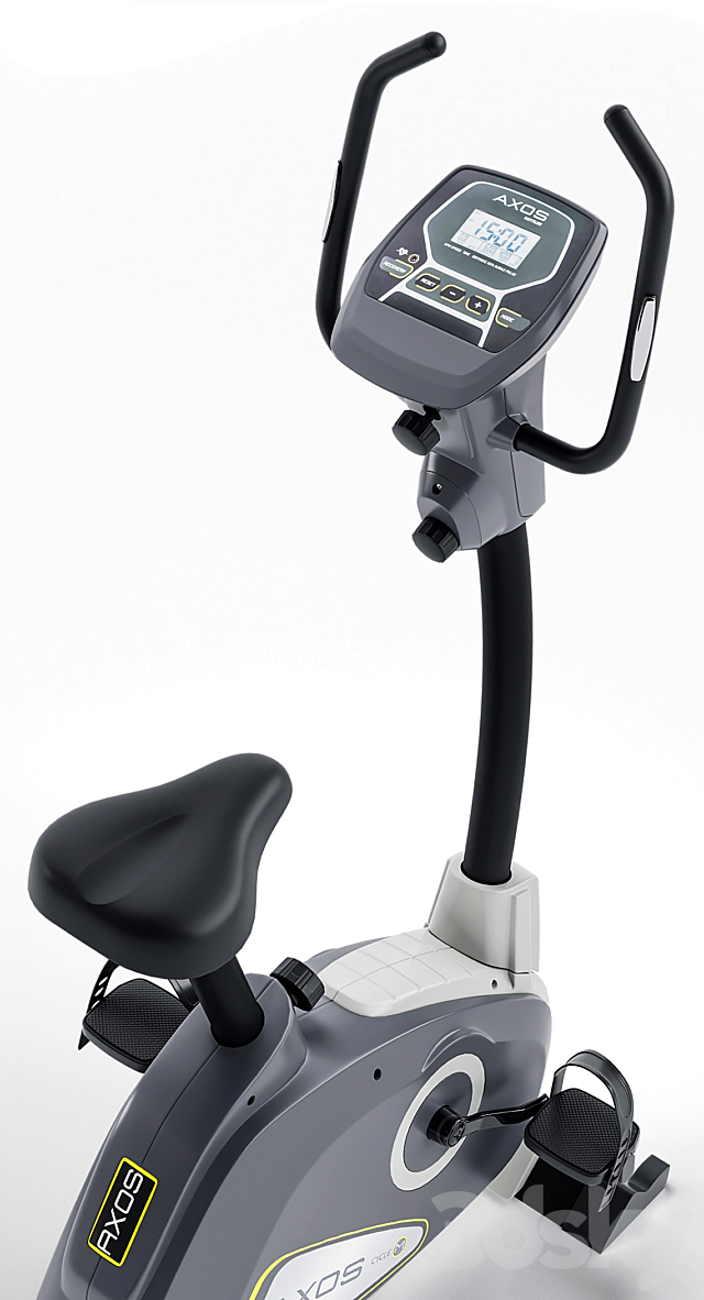 Exercise Bike Kettler Axos Cycle M. Training apparatus 3ds Max - thumbnail 3