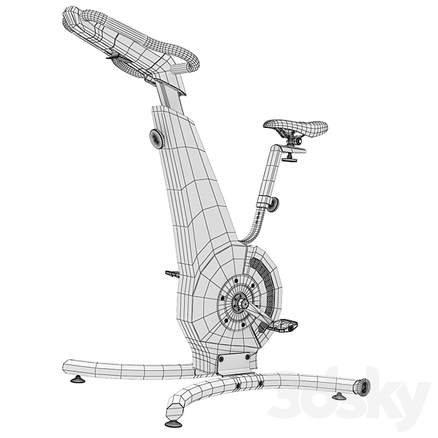 Exercise Bike NOHrD Bike 3DS Max Model - thumbnail 4