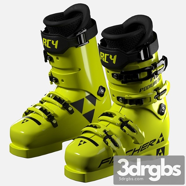 Fischer ski mountain boots 3dsmax Download - thumbnail 1