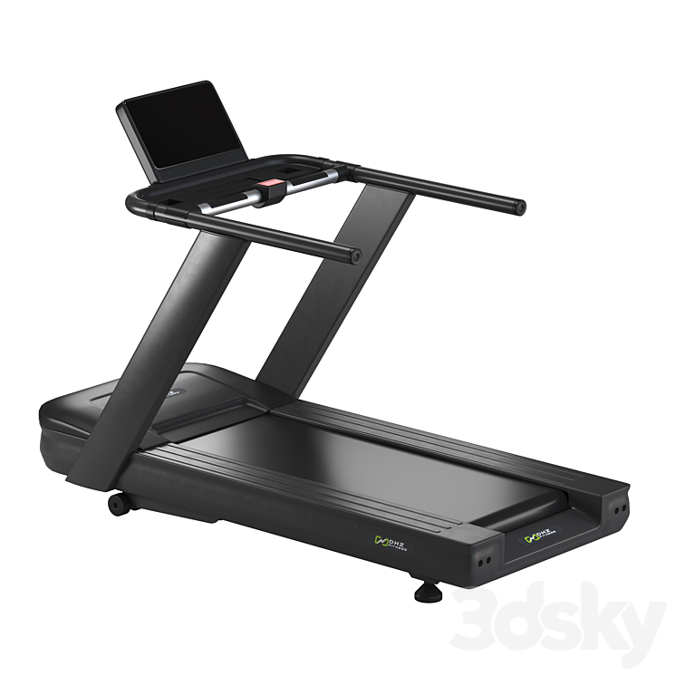 Fitness DHZ-X-8600 Professional treadmill 3DS Max Model - thumbnail 2