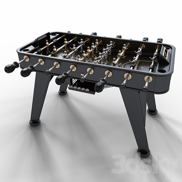 Football table RS 2 Barcelona Gold 3DSMax File - thumbnail 1