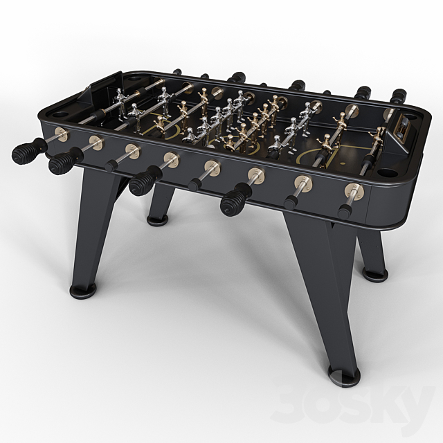 Football table RS 2 Barcelona Gold 3DSMax File - thumbnail 2