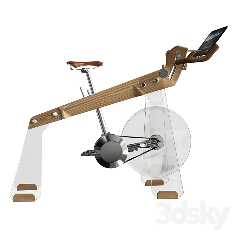 Fuoripista Stationary Bike 3DS Max Model - thumbnail 1