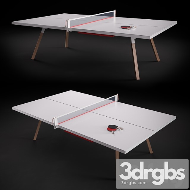 Gessato ping pong table 3dsmax Download - thumbnail 1