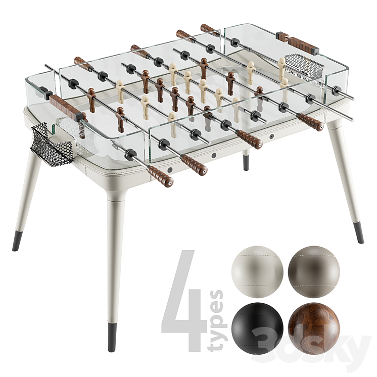 Giorgetti 90° Minuto Table Football 3DS Max Model - thumbnail 1