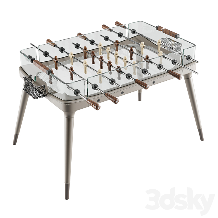 Giorgetti 90° Minuto Table Football 3DS Max Model - thumbnail 2