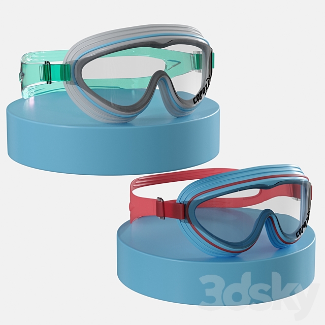 Goggles Copozz 3DS Max Model - thumbnail 2