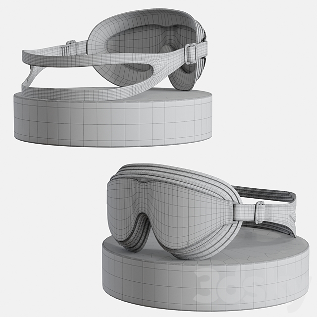 Goggles Copozz 3DS Max Model - thumbnail 4