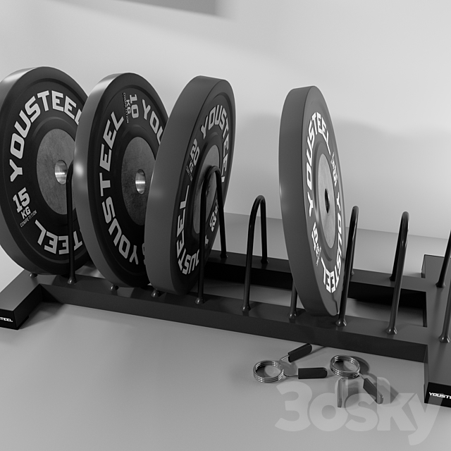 GYM 3DS Max Model - thumbnail 3