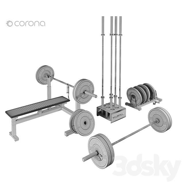 GYM 3DS Max Model - thumbnail 6