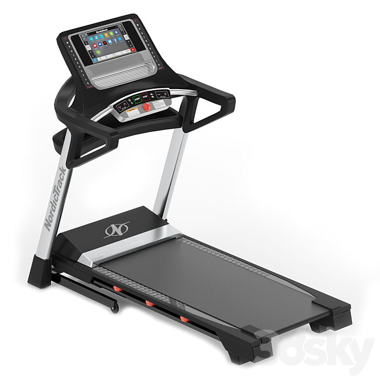 Gym-Equipment-Treadmill-NordicTrack 3DS Max Model - thumbnail 3