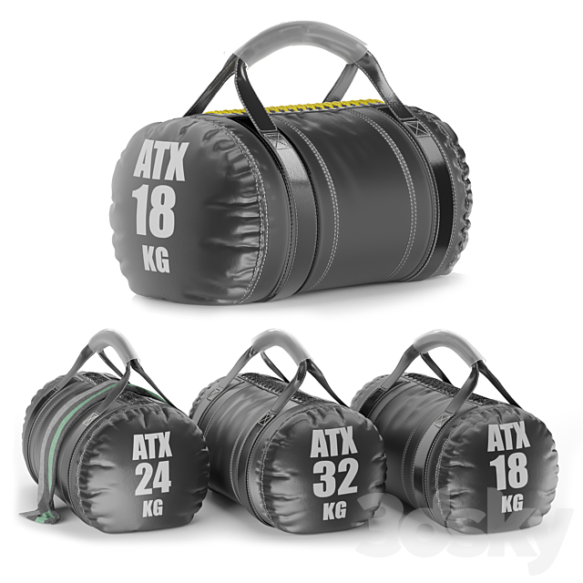 Gym Weight Atx Strongman Bag 3DSMax File - thumbnail 1