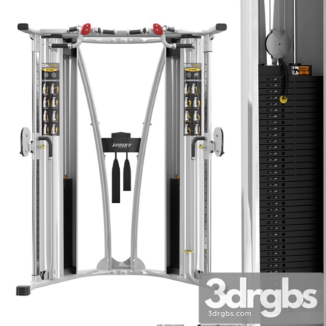 Hd 3000 dual pulley functional trainer - thumbnail 1