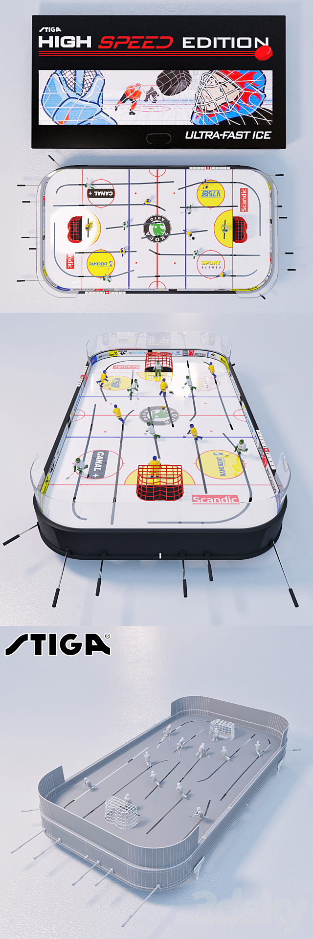 Hockey 3DS Max Model - thumbnail 2