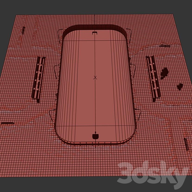 Hockey field 3DSMax File - thumbnail 5