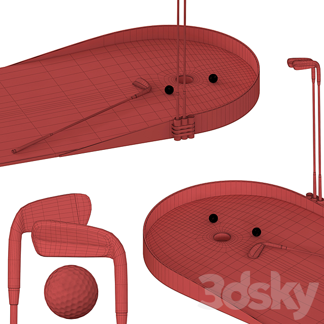 Home Mini Golf 3DSMax File - thumbnail 5