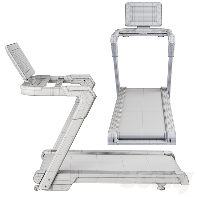 inSportline Incondi T420i Treadmill 3DS Max Model - thumbnail 6