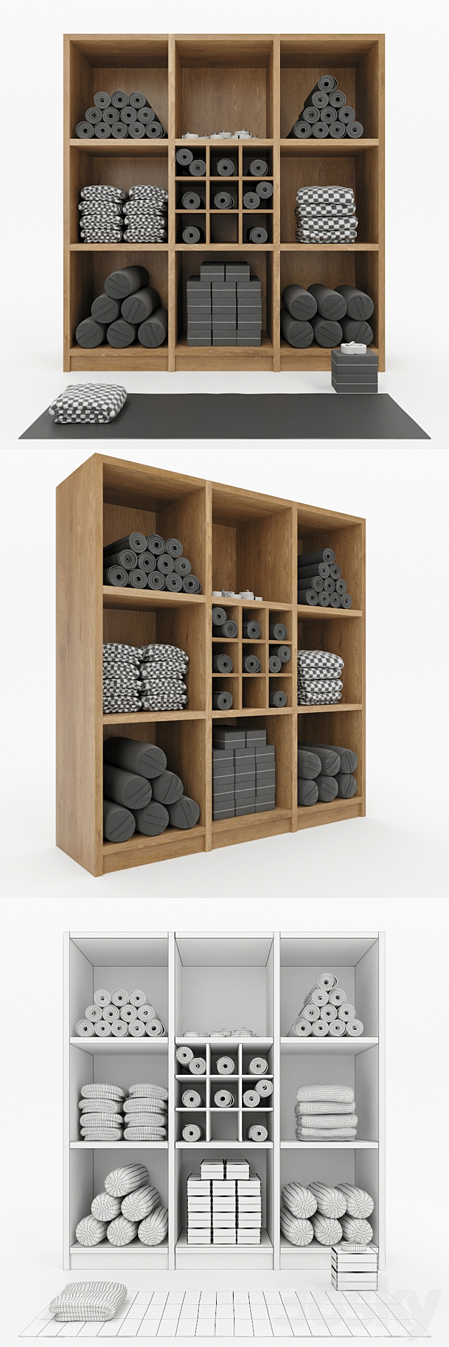 Inventory for the yoga room 3DSMax File - thumbnail 3