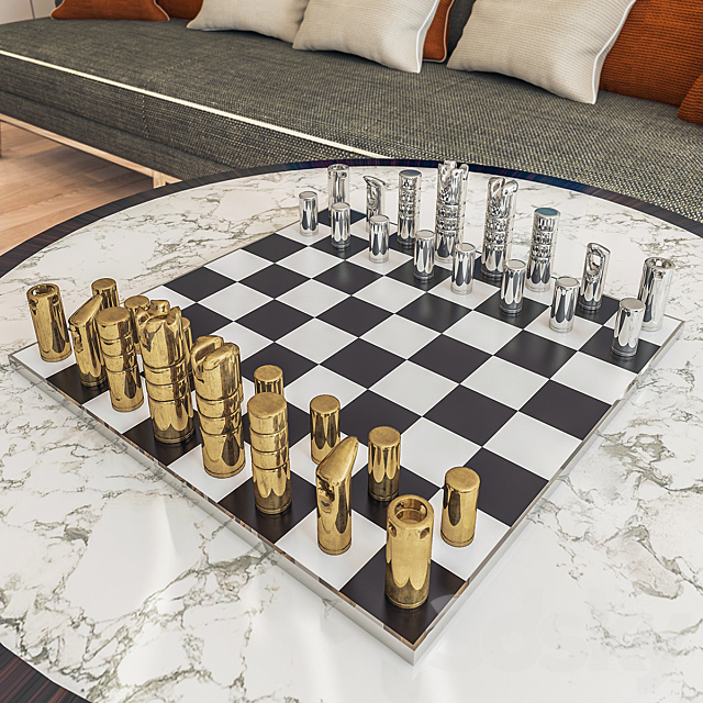 Jewel Royale Chess Set 3DSMax File - thumbnail 3