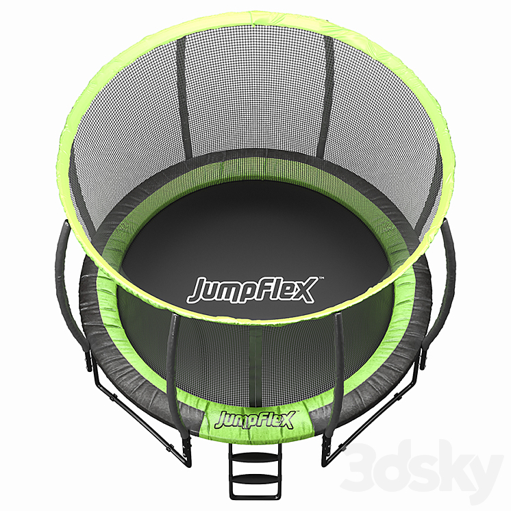 Jumpflex Trampoline 3DS Max Model - thumbnail 2