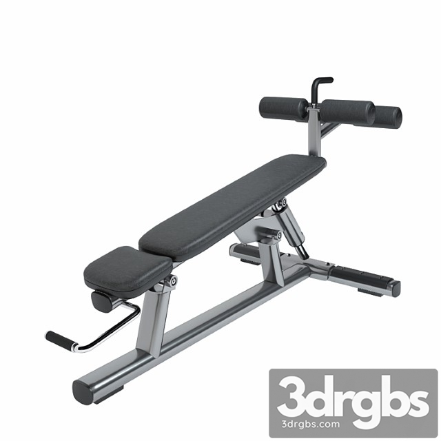 Life Fitness Signature Series Adjustable Abdominal Bench 3dsmax Download - thumbnail 1