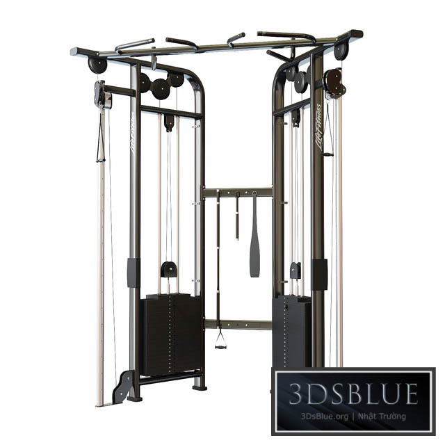 Lifefitness Signature Series Dual Adjustable Pulley 3DS Max - thumbnail 3