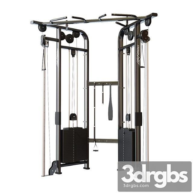 Lifefitness signature series dual adjustable pulley 3dsmax Download - thumbnail 1