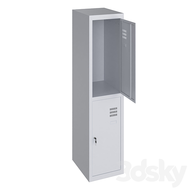 Locker for Dressing Room 3DS Max Model - thumbnail 3