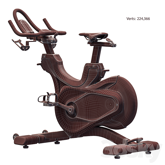 Matrix Fitness CXC Cycle 3DS Max Model - thumbnail 7