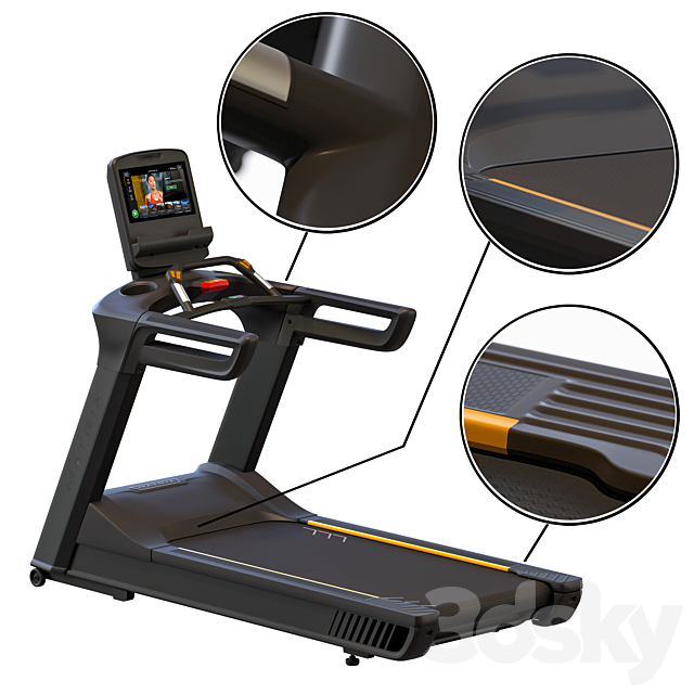 Matrix Fitness for Exercise Gym ( Part 2 ) 3DS Max Model - thumbnail 4