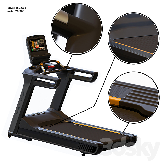 Matrix Fitness for Exercise Gym ( Performance Series ) 3DSMax File - thumbnail 4