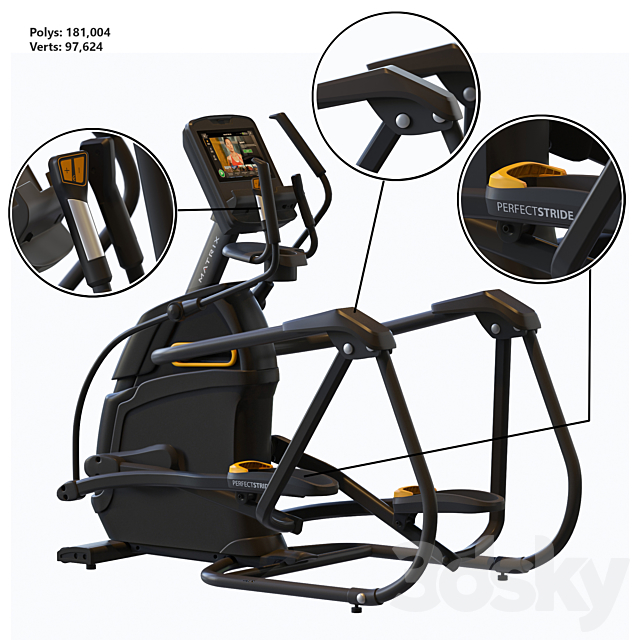 Matrix Fitness for Exercise Gym ( Performance Series ) 3DSMax File - thumbnail 5