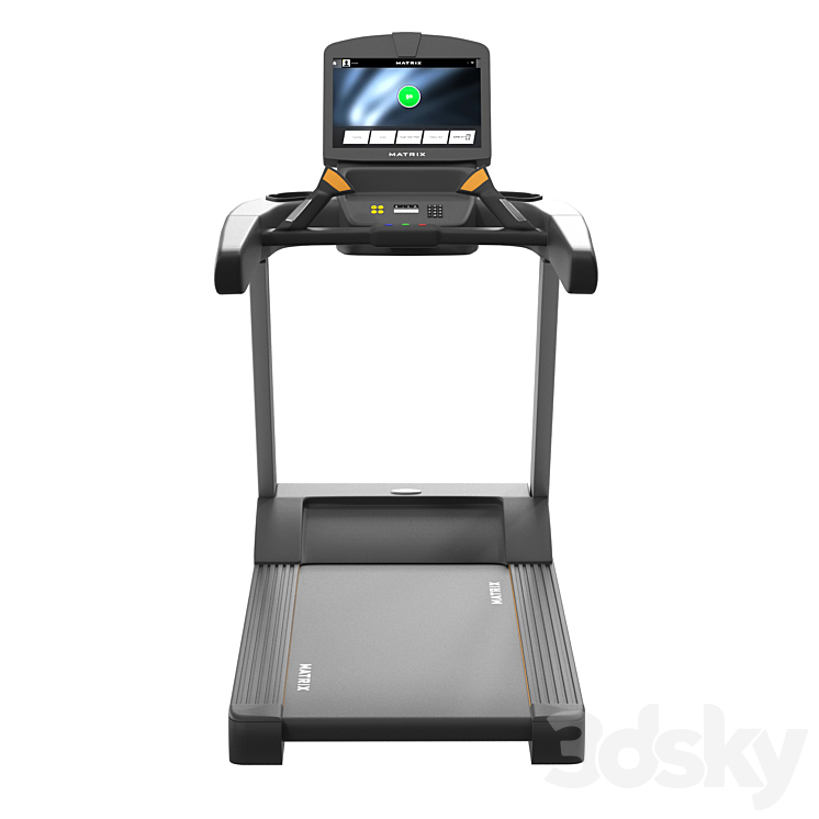 Matrix T7xi Treadmill 3DS Max - thumbnail 2