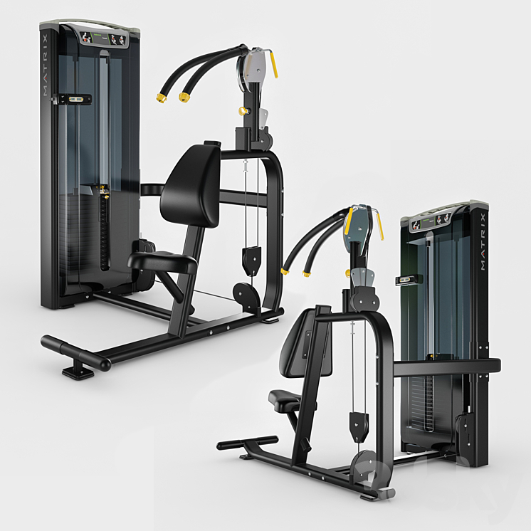 Matrix VERSA-VS-S53 exercise machine 3DS Max Model - thumbnail 1