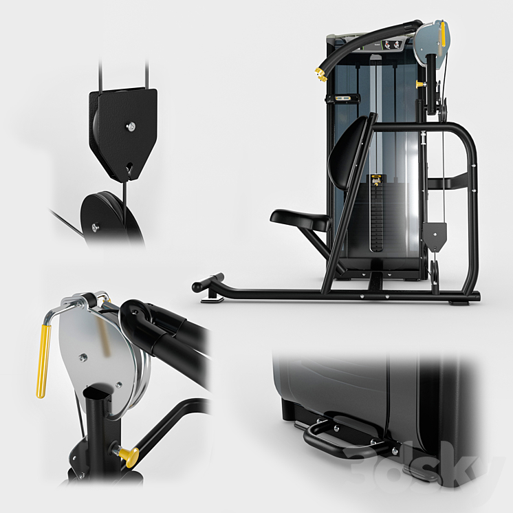 Matrix VERSA-VS-S53 exercise machine 3DS Max Model - thumbnail 2