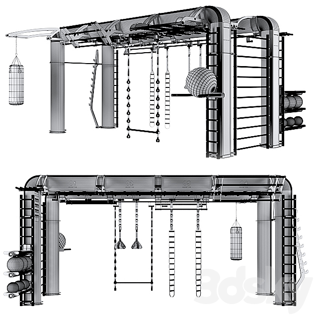 Multifunctional Outrace Frame 3DSMax File - thumbnail 3