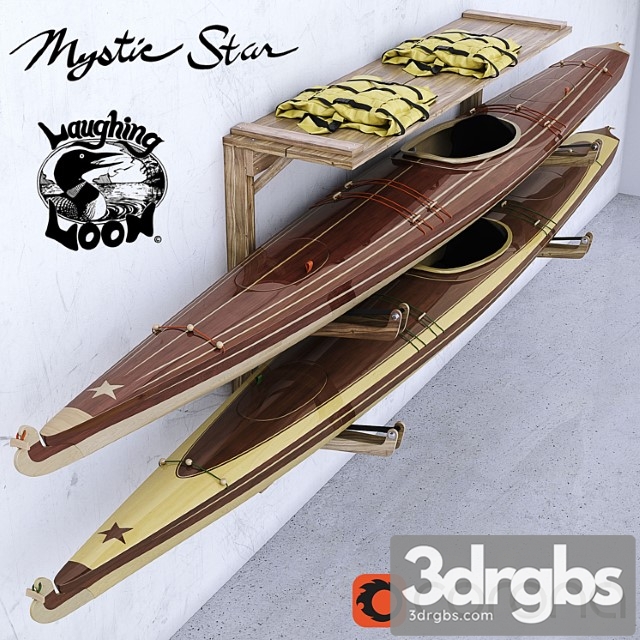 Mystic star kayak 3dsmax Download - thumbnail 1