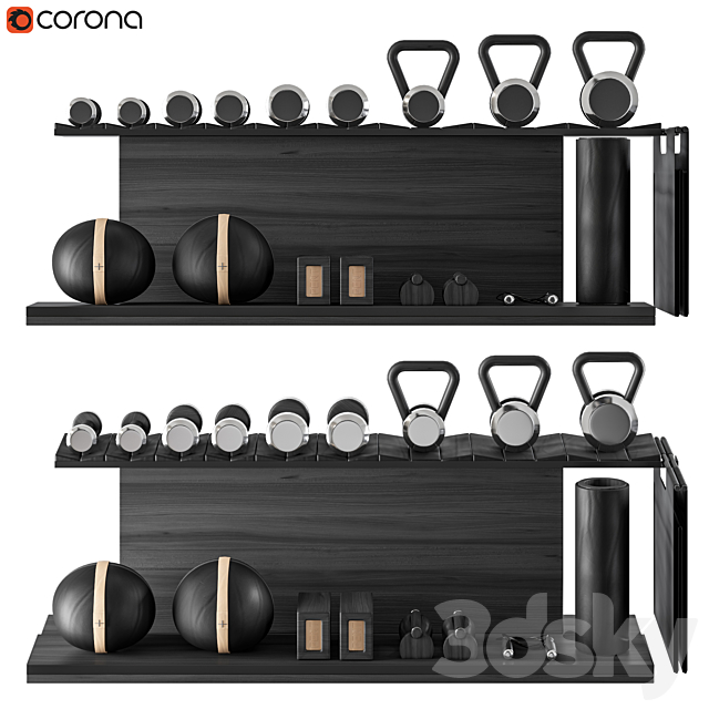 PENT. luxury fitness equipment 3DSMax File - thumbnail 1